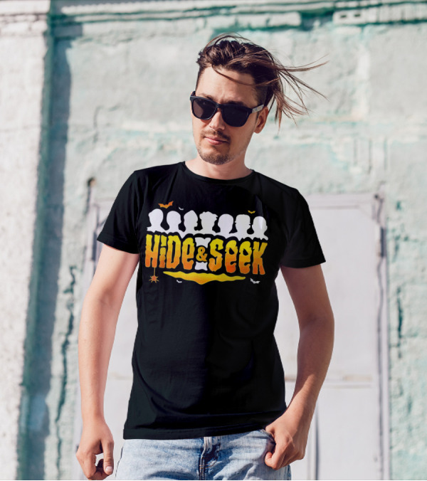 Sidemen Hide And Seek Halloween Silhouettes And Bats T-Shirt