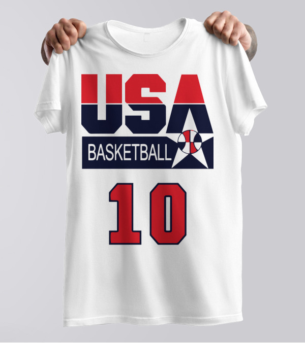 USA Basketball Clyde Drexler 10 T-Shirt