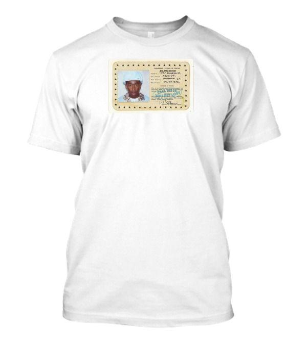 Call Me If You Get Lost ID Card Style With Tyler Gregory Okonma California Vintage Stamp T-Shirt