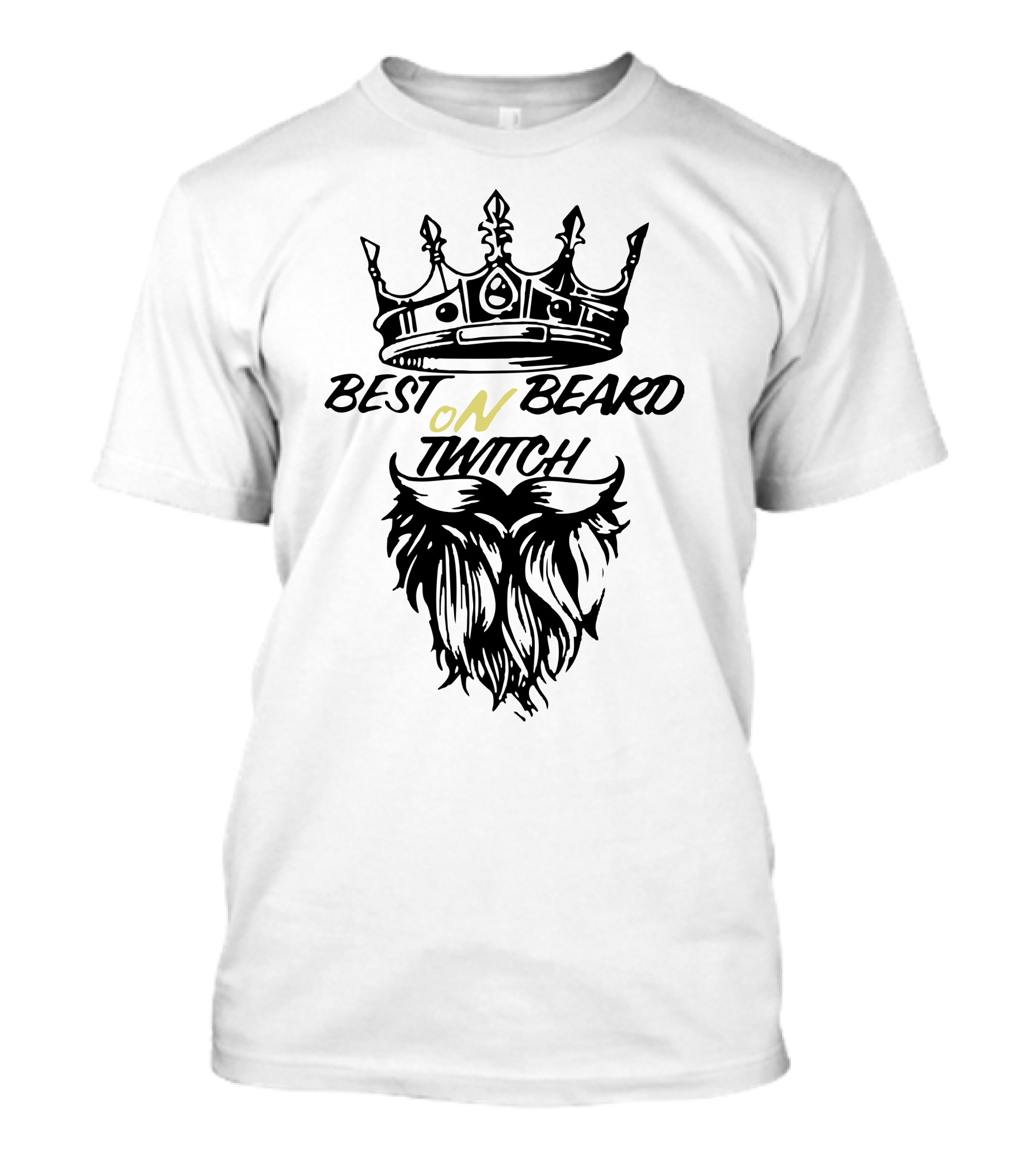 Best Beard On Twitch Crowned T-Shirt