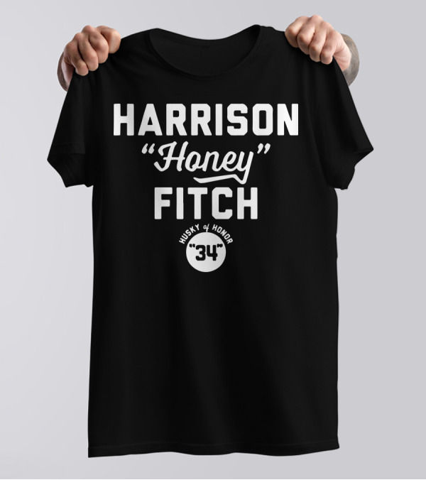Harrison Honey Fitch Husky Of Honor 34 UConn Basketball T-Shirt