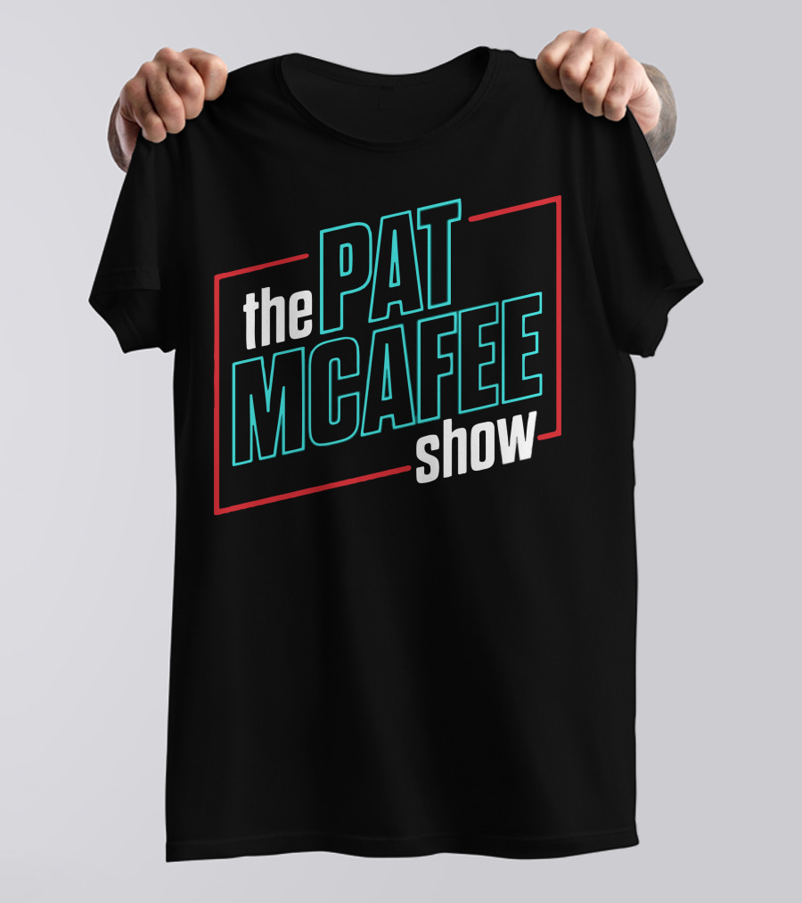 The Pat McAfee Show Bold Outline Text T-Shirt