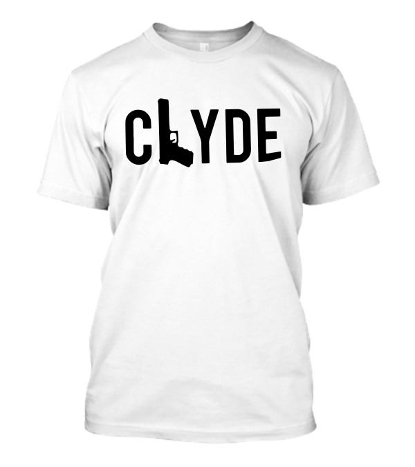 Bonnie And Clyde Matching Couple Shirt With Gun Icon For Partners T-Shirt