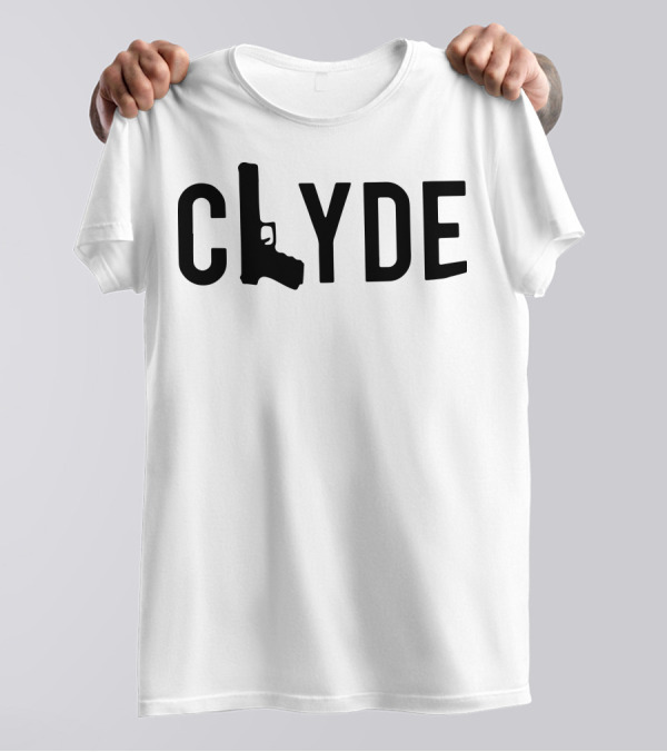 Bonnie And Clyde Matching Couple Shirt With Gun Icon For Partners T-Shirt