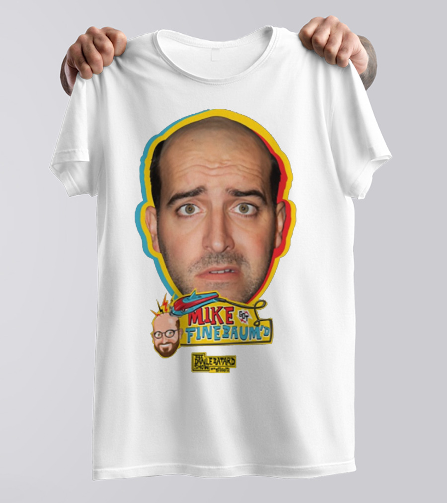 Mike Finebaum's Funny Cartoon Style Portrait Paul Finebaum Show T-Shirt