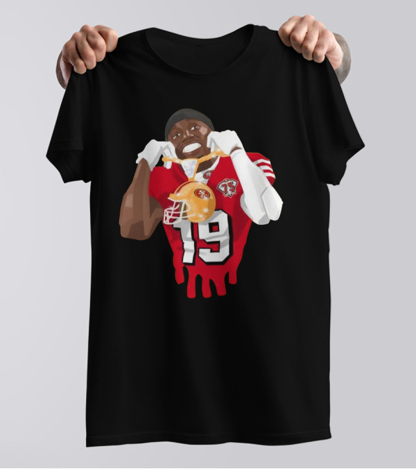 Deebo Samuel 19 San Francisco Game Changer Drip 75th Anniversary 49ers Football T-Shirt