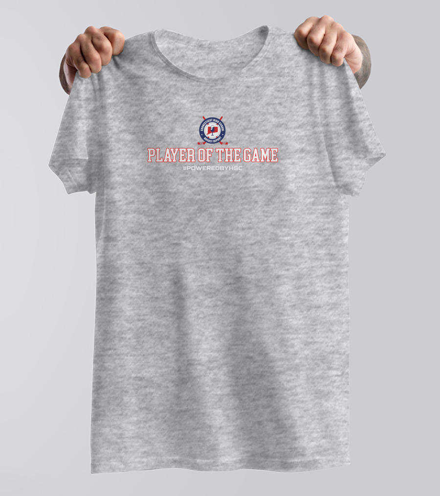Player Of The Game Hockey Sports Center #PoweredByHSC T-Shirt