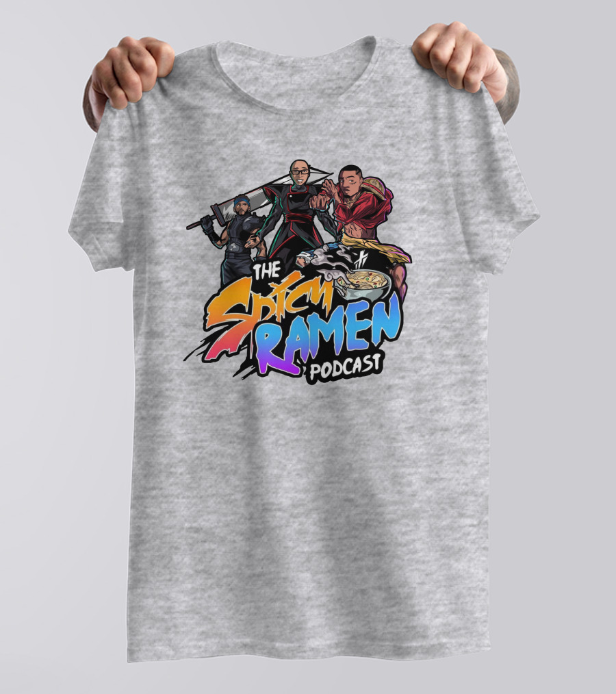 The Spicy Ramen Podcast Ninja Warrior Bowl Adventure T-Shirt