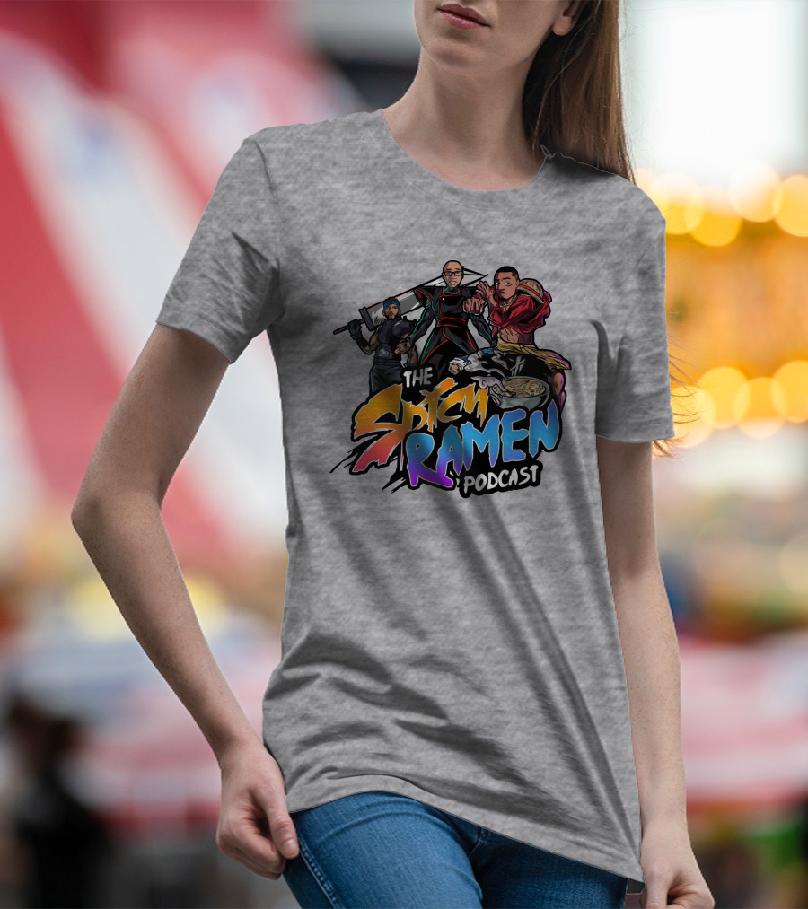 The Spicy Ramen Podcast Ninja Warrior Bowl Adventure T-Shirt