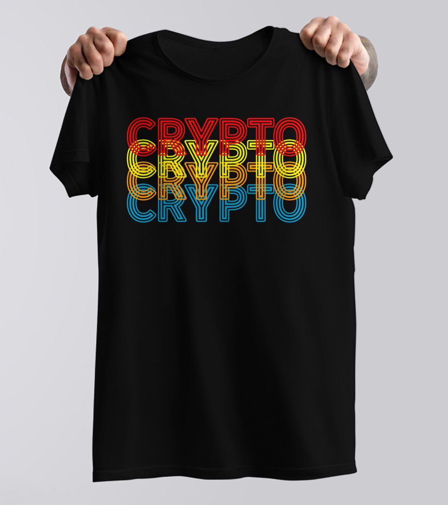 Crypto Neon Reflection T-Shirt