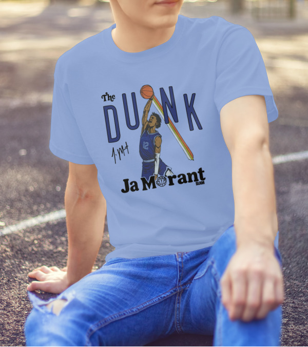 Ja Morant 12 The Dunk Slam Basketball T-Shirt