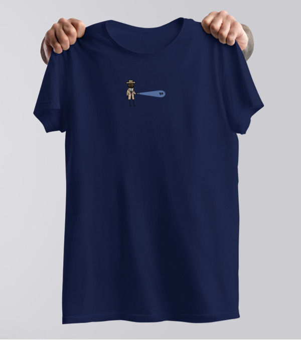 Spy Detective Figure With Flashlight Basketball Number 50 T-Shirt