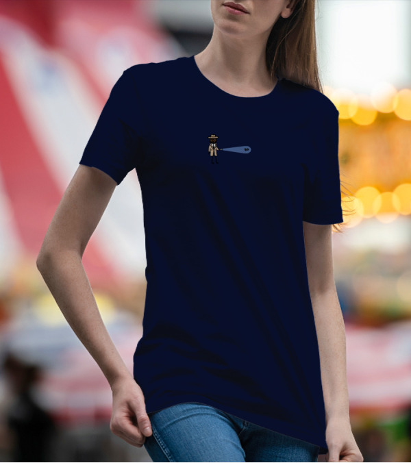 Spy Detective Figure With Flashlight Basketball Number 50 T-Shirt