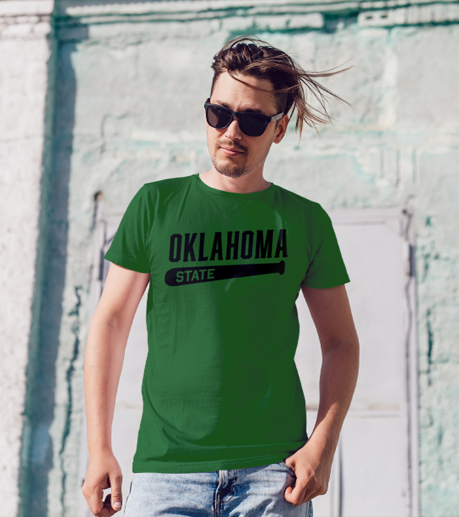 Oklahoma State Baseball Bat T-Shirt