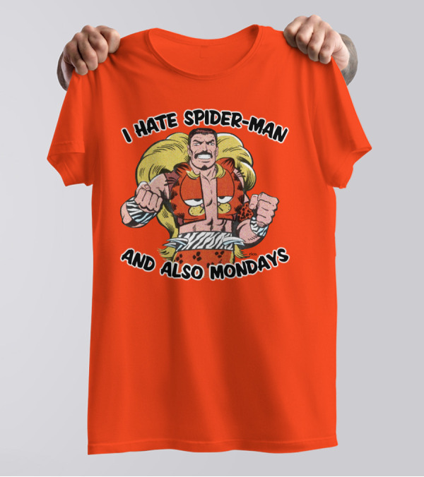 I Hate Spider-Man And Also Mondays Kraven The Hunter Comic T-Shirt