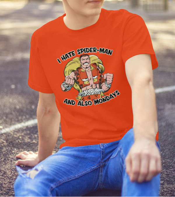 I Hate Spider-Man And Also Mondays Kraven The Hunter Comic T-Shirt