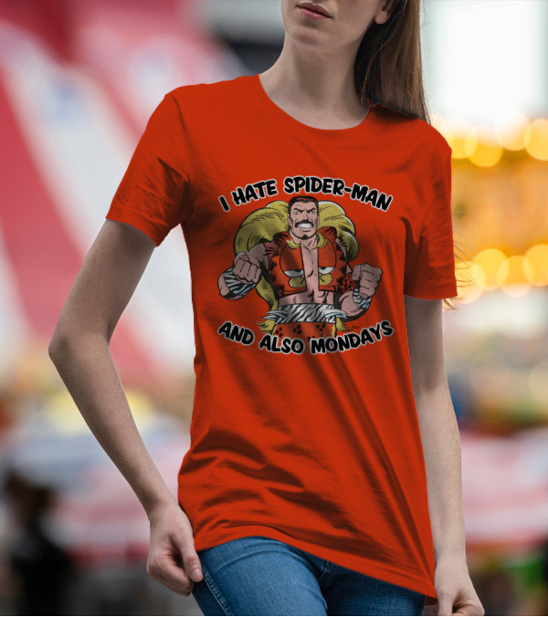 I Hate Spider-Man And Also Mondays Kraven The Hunter Comic T-Shirt