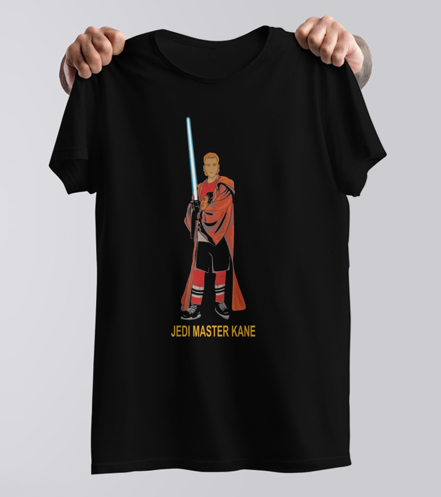 Jedi Master Kane Lightsaber Hockey Player T-Shirt