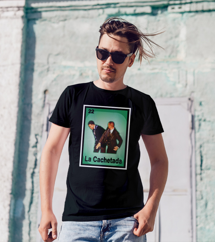 Alamotumblers Will Smith Slaps Chris Rock La Cachetada 22 Loteria T-Shirt