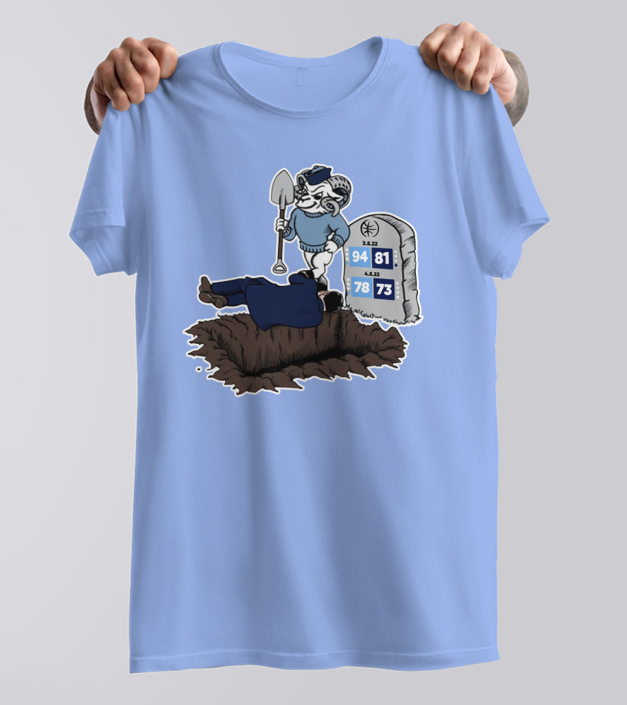 Tar Heel Victory Over Coach K 94 81 78 73 Dates T-Shirt
