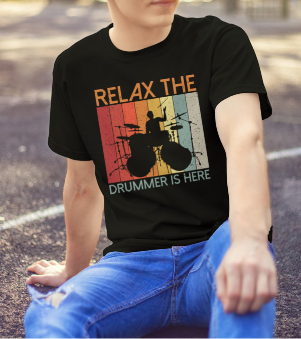 Relax The Drummer Is Here Vintage T-Shirt