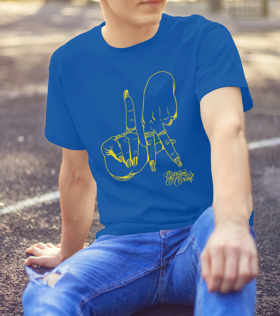 Los Angeles Fingers Esteban Oriol Super Bowl T-Shirt