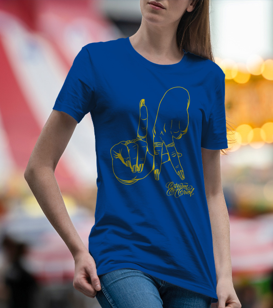 Los Angeles Fingers Esteban Oriol Super Bowl T-Shirt