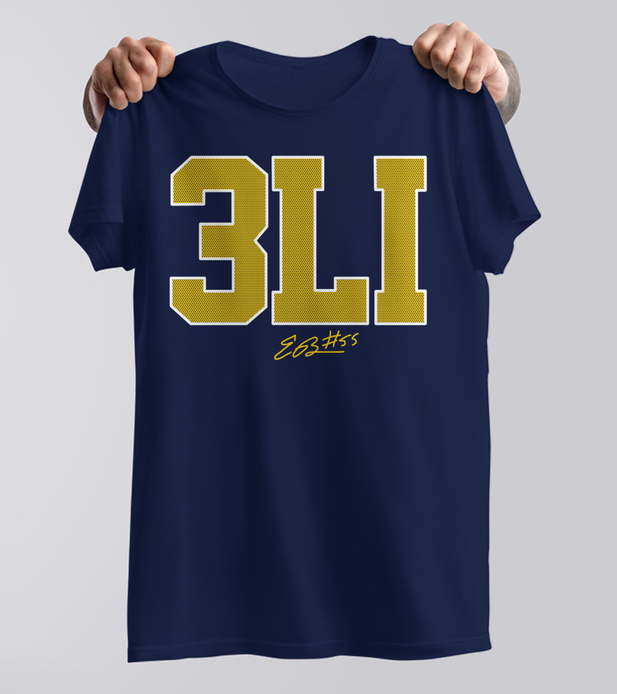 3Li Eli Brooks E63 #55 The Players Trunk Store T-Shirt