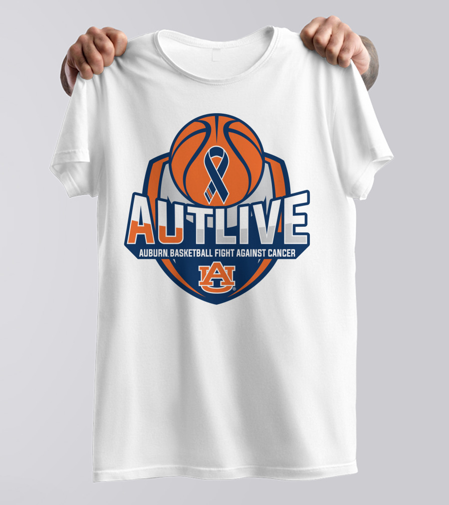 Autlive Auburn Basketball Fight Against Cancer T-Shirt