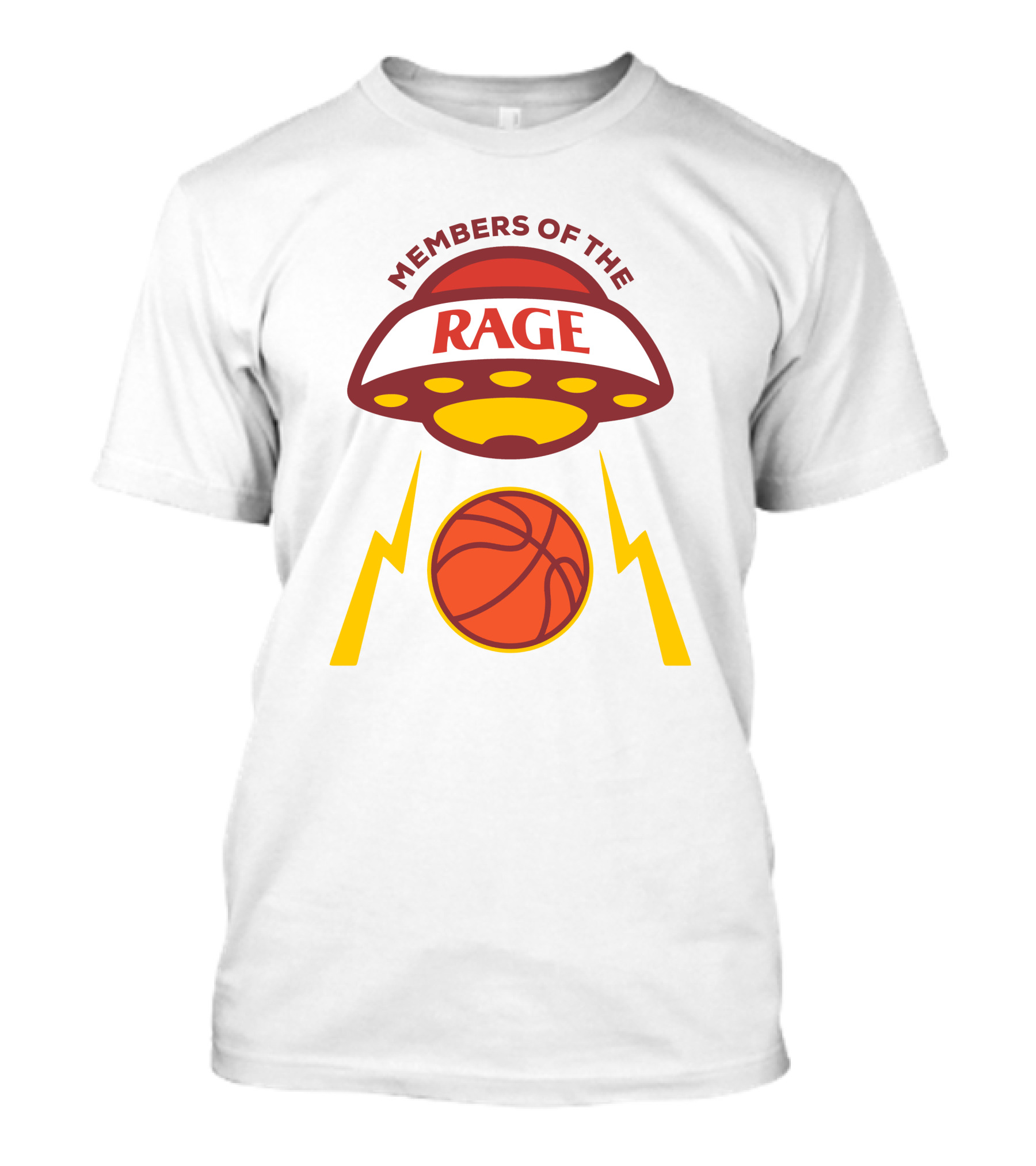Kid Cudi Members Of The Rage UFO Basketball Lightning T-Shirt