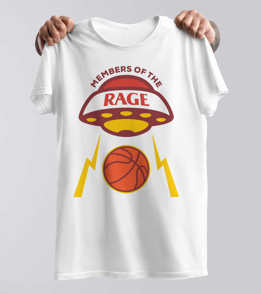 Kid Cudi Members Of The Rage UFO Basketball Lightning T-Shirt