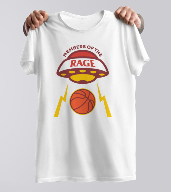 Members Of The Rage UFO Basketball Lightning T-Shirt