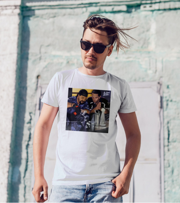20 Years All About The Benjamins Ice Cube Mike Win On Set Scènes All About The Benjamins T-Shirt