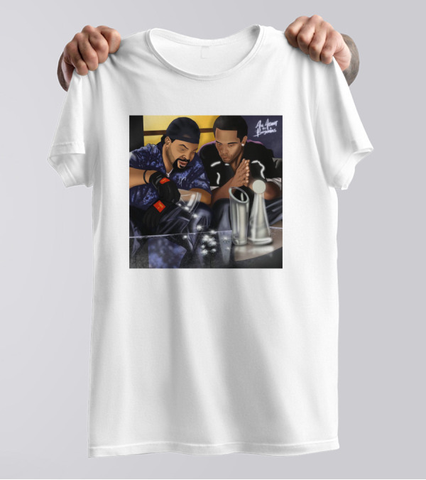 20 Years All About The Benjamins Ice Cube Mike Win On Set Scènes All About The Benjamins T-Shirt
