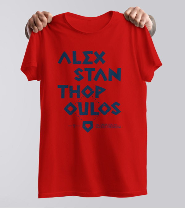 Alex Stanthopoulos The Greek God Of Baseball Operations Rotowear Merch T-Shirt