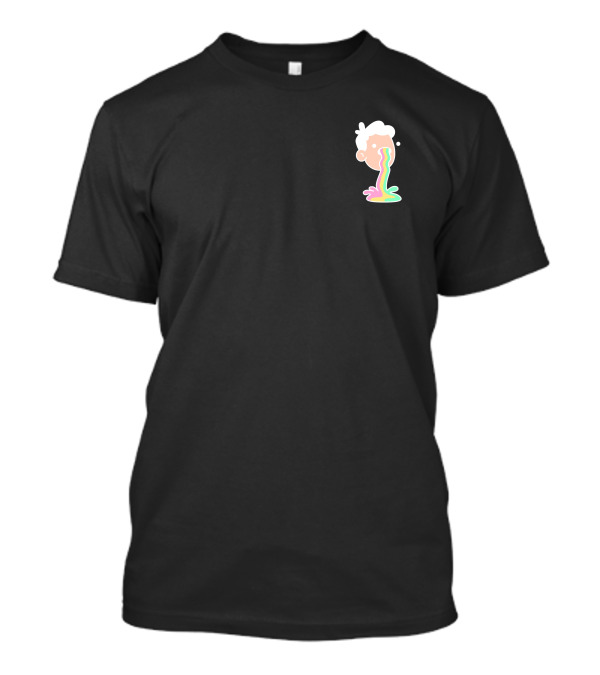 Shop Doodles Mascot Colorful Rainbow Vomit T-Shirt