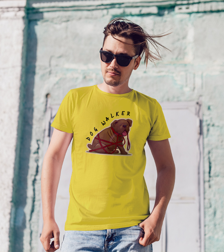Dead By Daylight Dwight Dog Walker Harnessed Pet T-Shirt