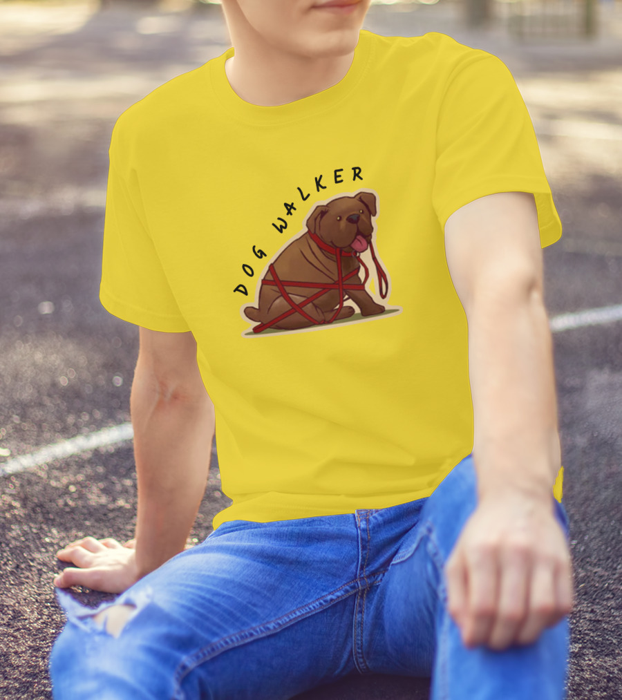 Dead By Daylight Dwight Dog Walker Harnessed Pet T-Shirt
