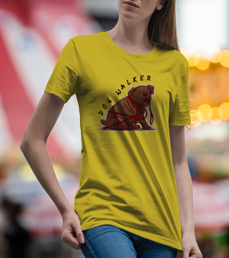 Dog Walker Dwight's Cats And Dogs Collection Dead By Daylight Store T-Shirt