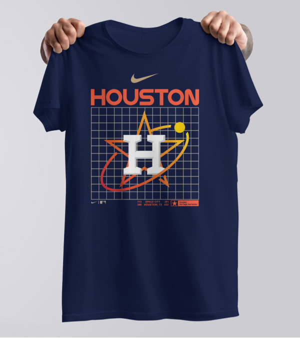 HOUSTON Astros Space City Houston TX MLB The Eagle Has Landed T-Shirt