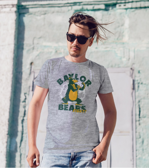 Baylor Bears Fight Vintage Style Homefield Store T-Shirt