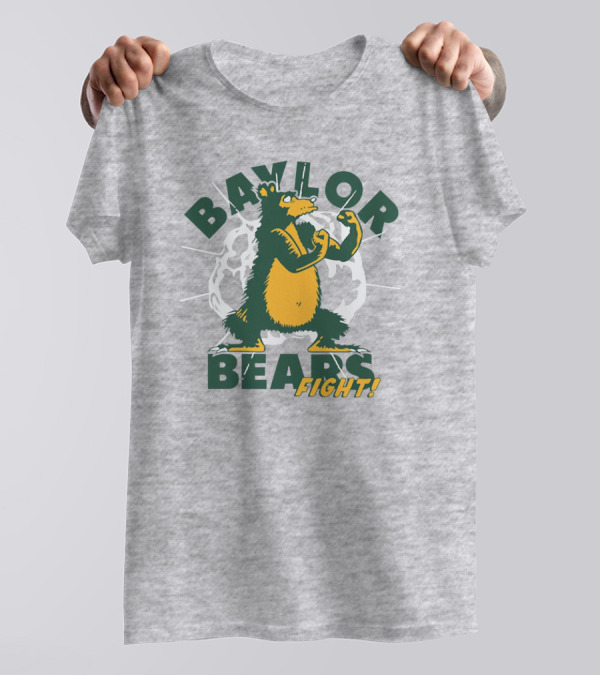 Baylor Bears Fight Vintage Style Homefield Store T-Shirt