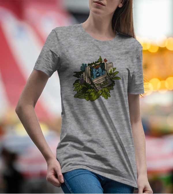 Eazybaked Beats Merch Intertwined Simulated Jungle Computer T-Shirt