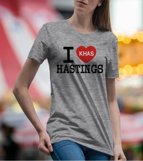 I Love Khas Hastings T-Shirt