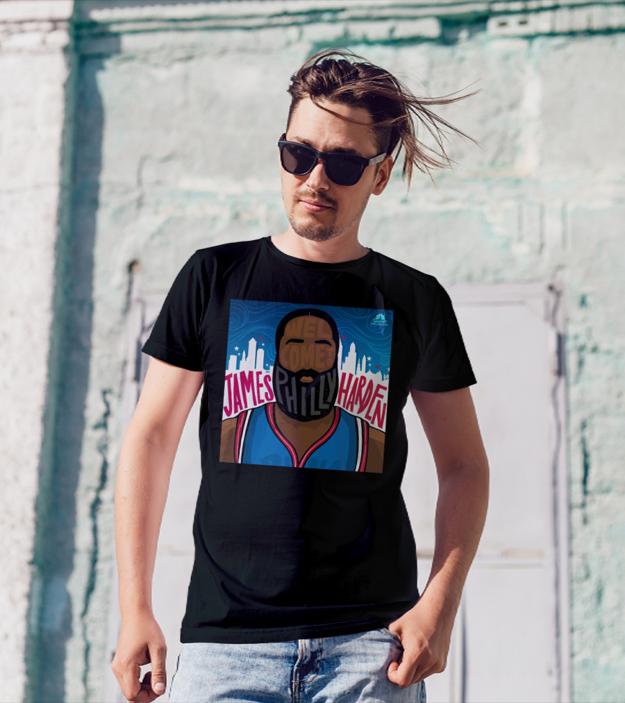 Welcome James Harden To Philly Skyline T-Shirt