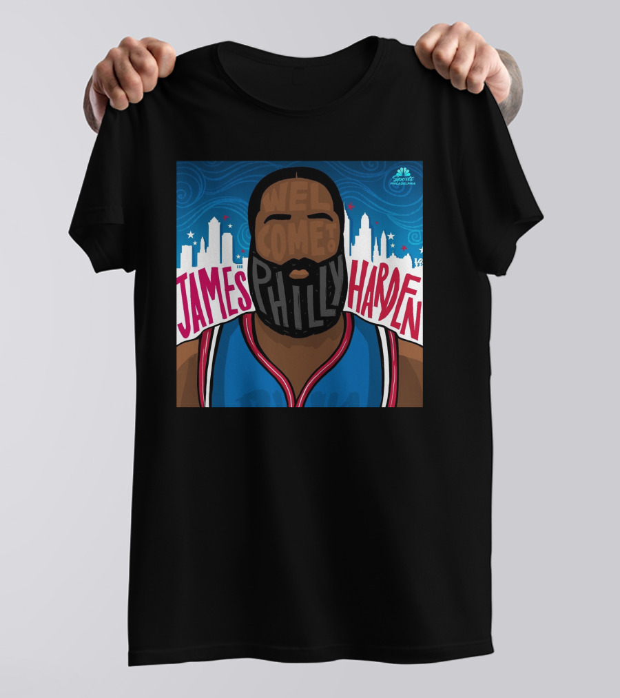 Welcome James Harden To Philly Skyline T-Shirt