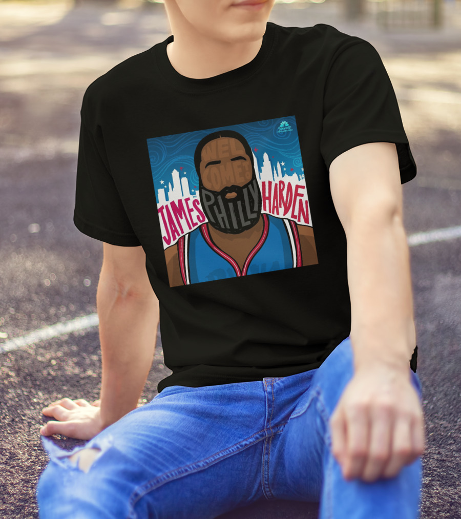 Welcome James Harden To Philly Skyline T-Shirt
