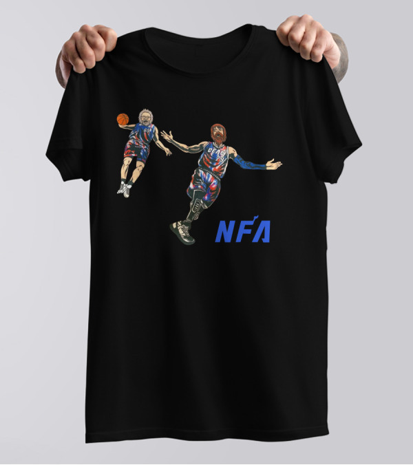 Big Cat NFA Jerry And Brent Dunk Dead 79 Basketball T-Shirt