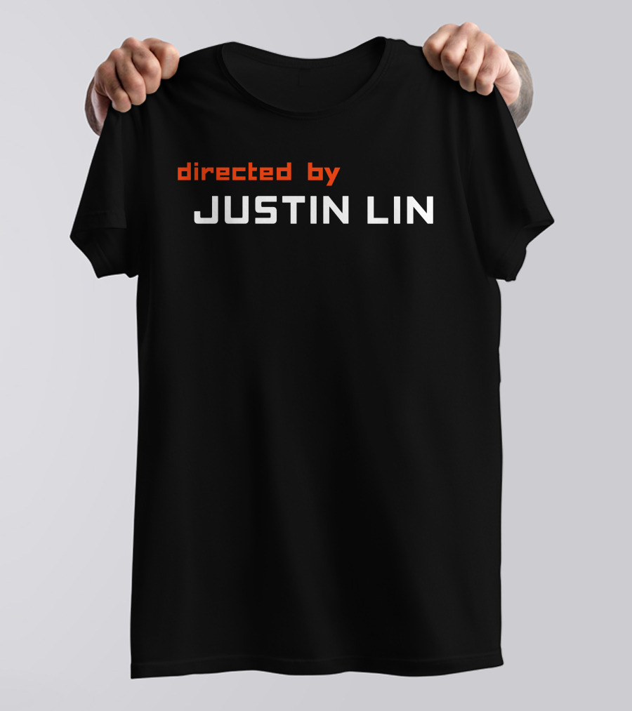 Directed By Justin Lin Super Yaki Shop Black T-Shirt
