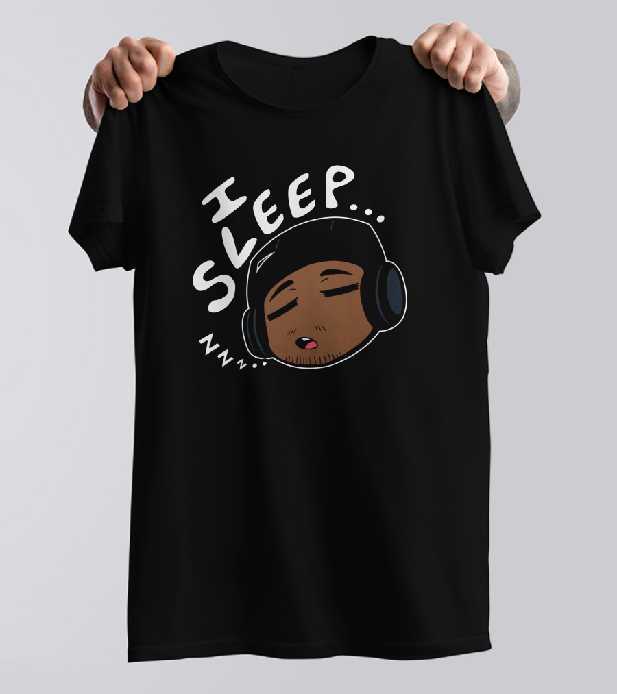 I Sleep Omni Merch Headphones Zzz Black Beanie T-Shirt